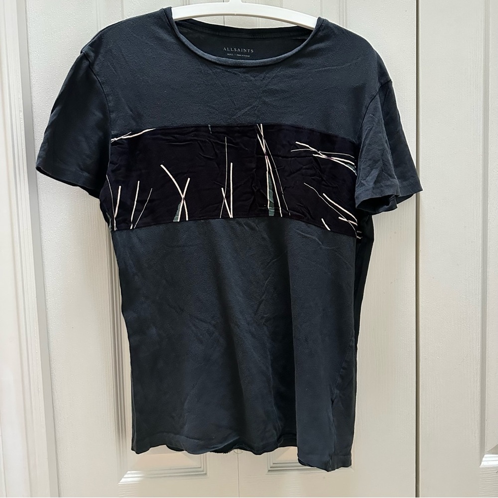 All Saints Charcoal Tee